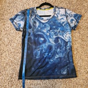 INKnBURN sz L Starry Night Running Shirt